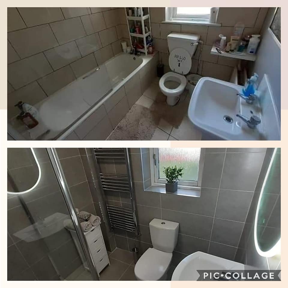 Bathroom Installer Dublin Before and After Photos