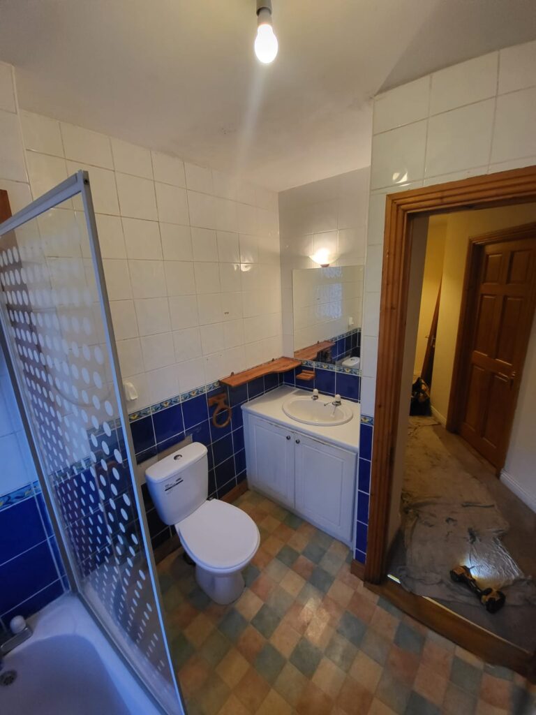 Before Bathroom Renovation Project in North County Dublin